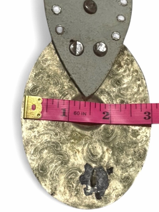 Vintage Moroccan-Statement Belt Silver Tone Medallion Disc-Boho-Festival- S/M - Picture 11 of 11